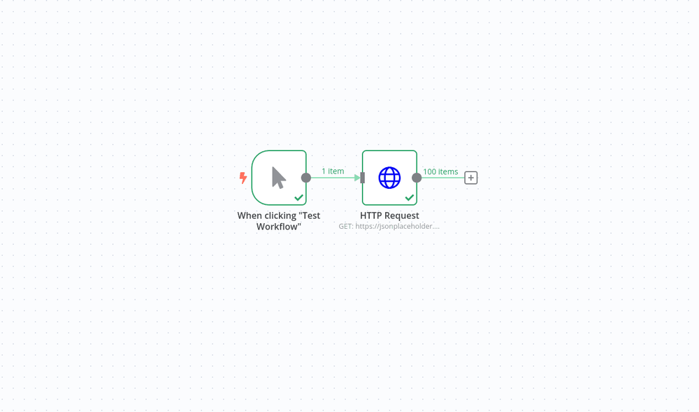 Getting data from API with HTTP Node in n8n